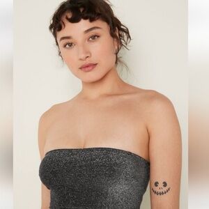 PINK VS Swim Shimmer Bandeau Bikini top